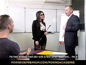 porn ACADEMIE - teacher Valentina Nappi MMF 3some
