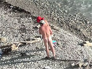 adorable youthfull teenage nudists on the beach
